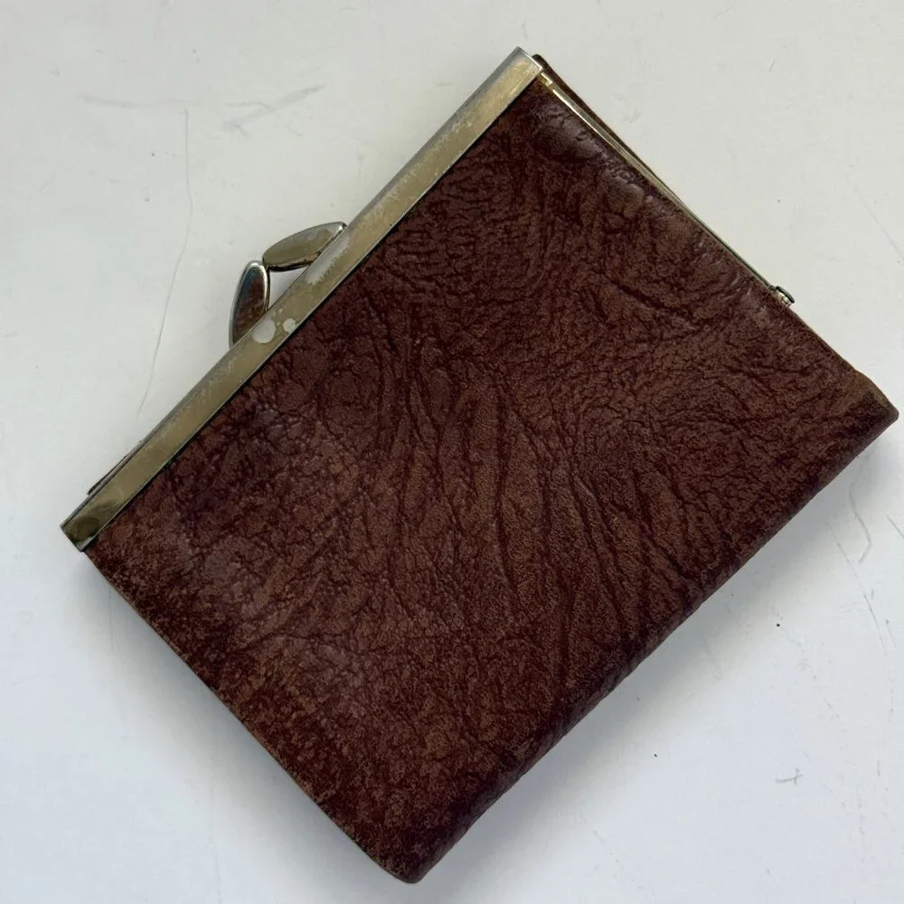 Tilley Men's Wallet Brown leather folding wallet